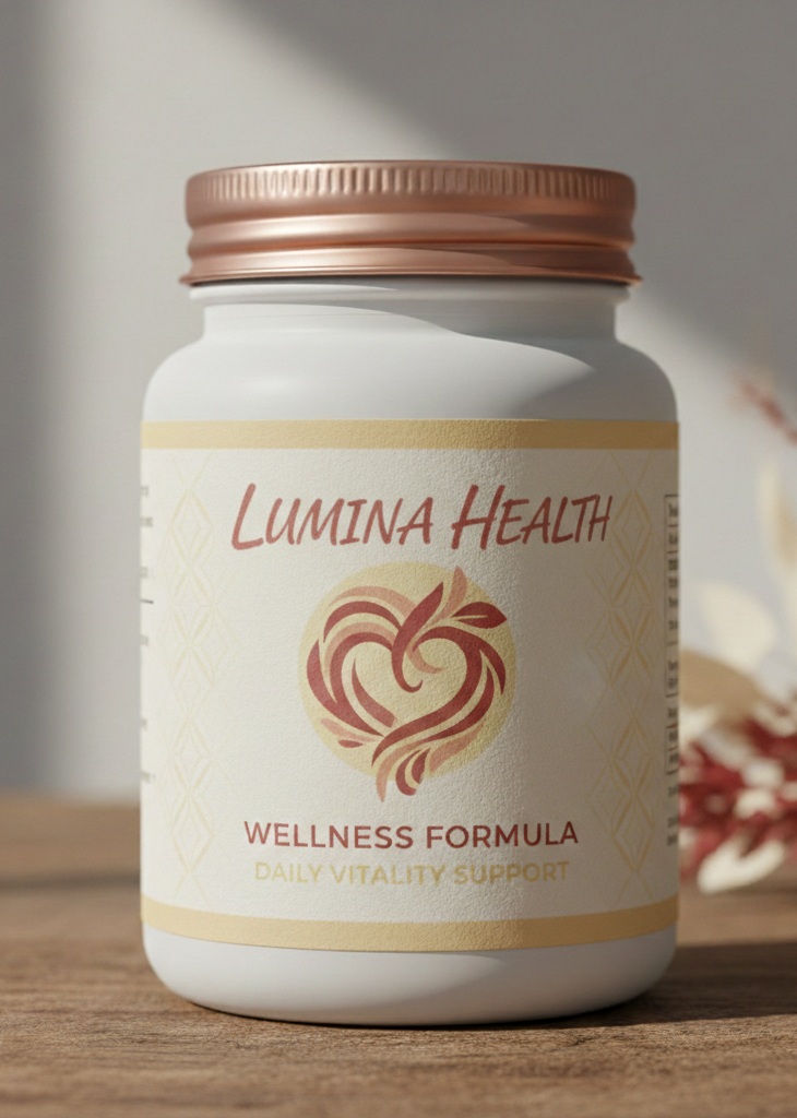 Lumina Health product package on a neutral background